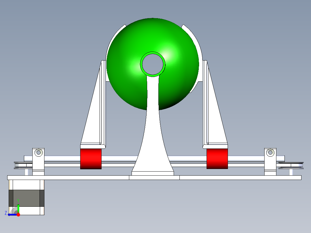 B3004007-紧急呼吸机设计右视图