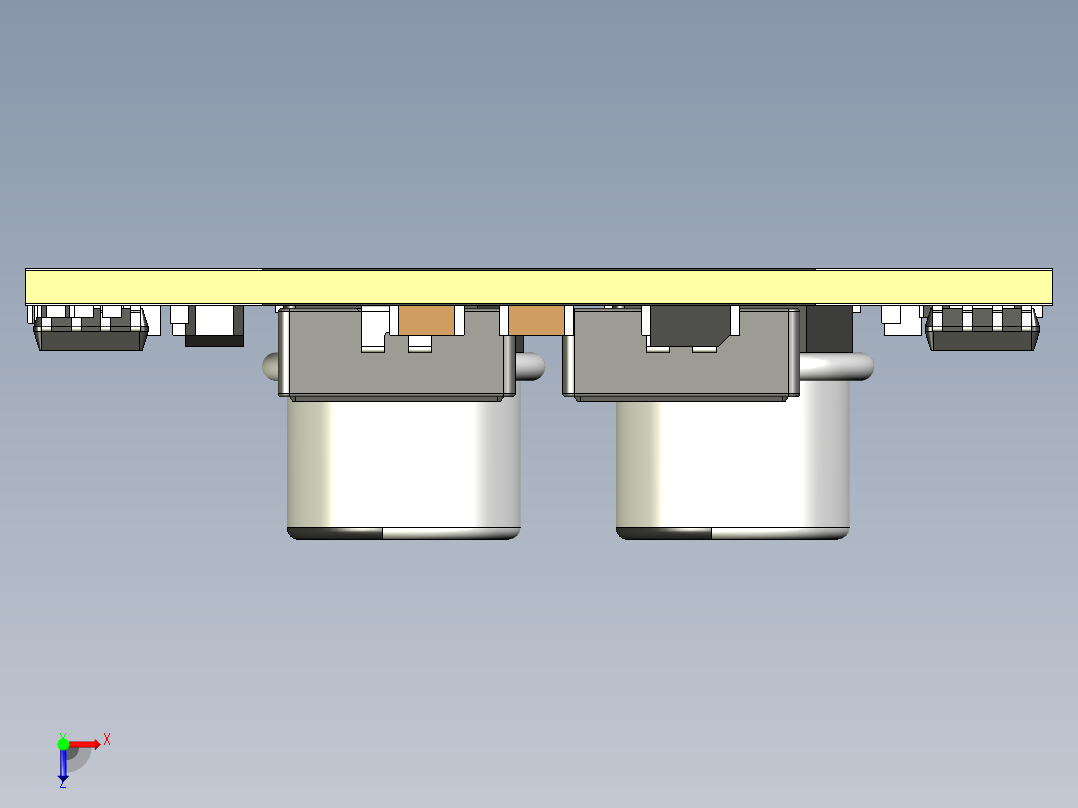 XL5430双+_-5,12,15V电源模块俯视图