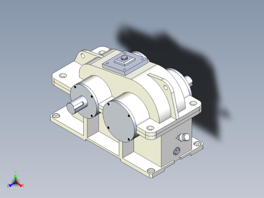 齿轮减速器3D模型