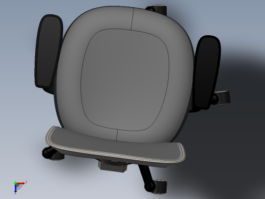 椅子、凳子(42)俯视缩略图