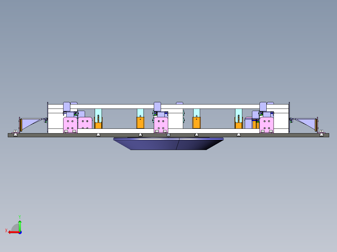 木托盘钉具后视图