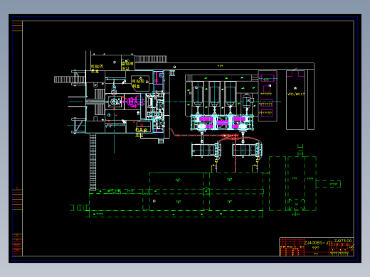 ZJ40DBS-J钻机平面图