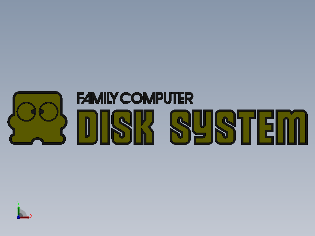 家庭计算机磁盘系统标识11前视图