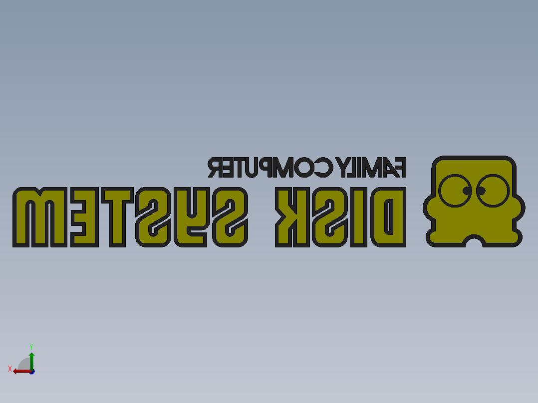 家庭计算机磁盘系统标识11后视图