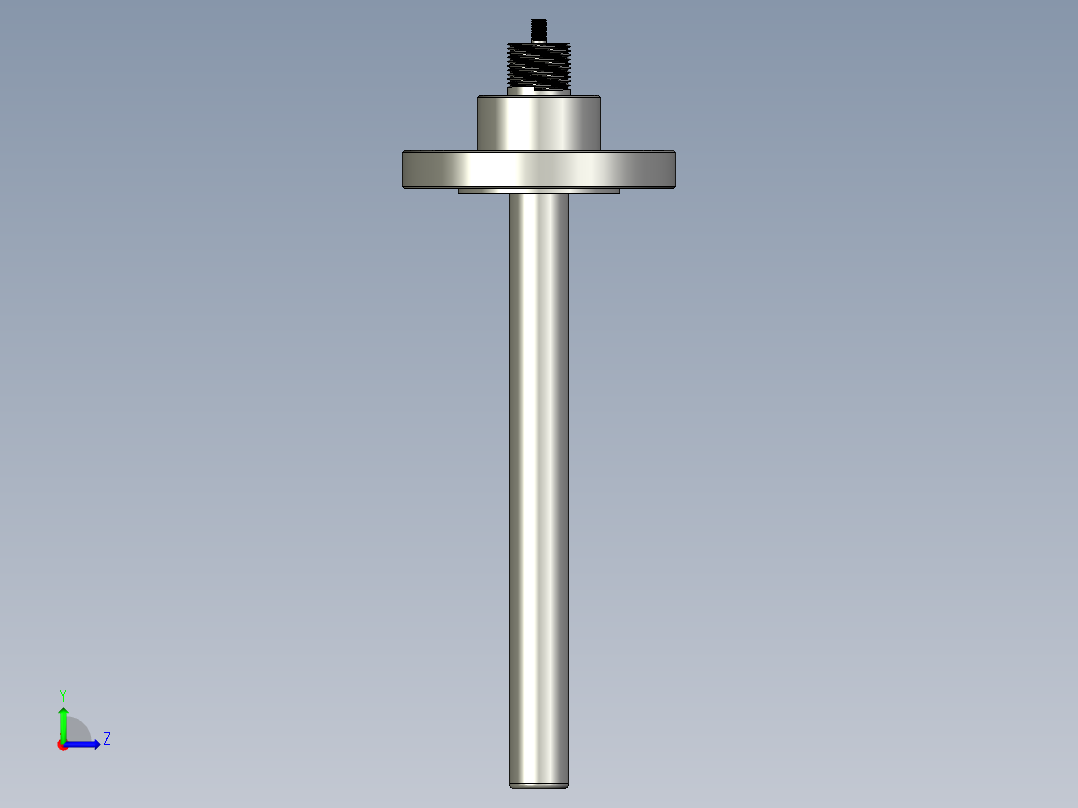 浸入式透射近红外探头(DN25，PN16)左视图