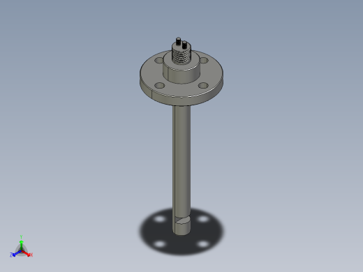浸入式透射近红外探头(DN25，PN16)正等轴测缩略图