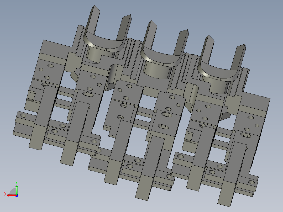 带滑轨气爪1后视图