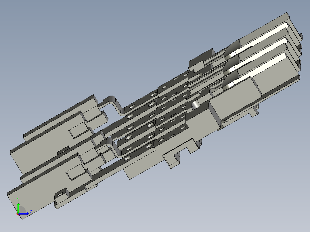 带滑轨气爪1左视图