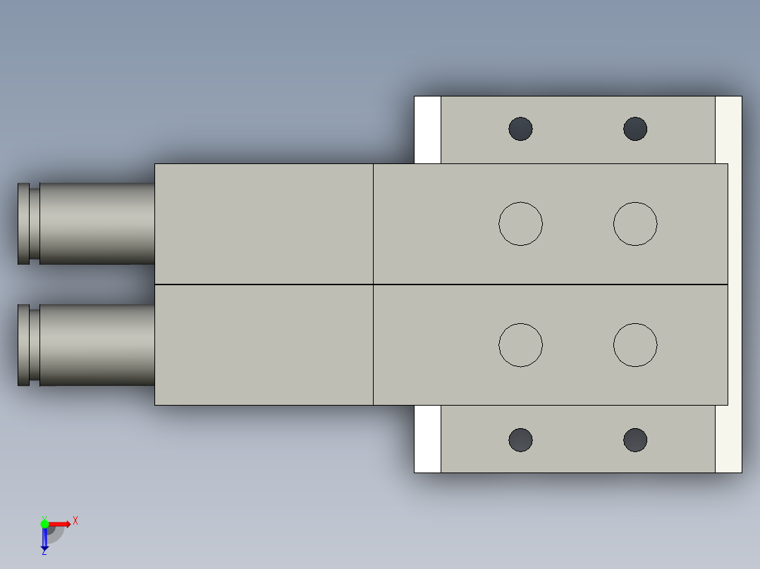 MB520电磁阀俯视图