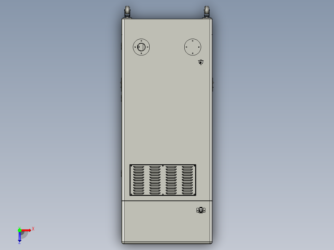 UWLZJCQ06空气净化型集尘器俯视图
