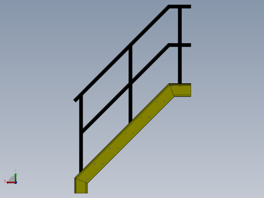 钢制楼梯后视缩略图