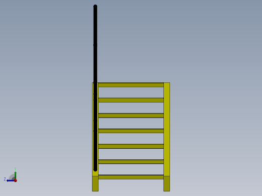 钢制楼梯右视缩略图