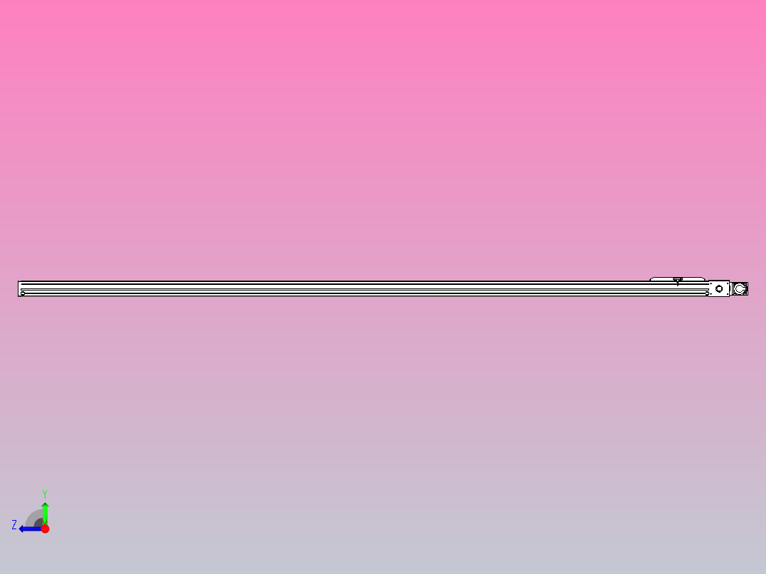 伺服电机集成皮带传动直线执行器TPA-OCB-120-224-L4050-MR-P75-N3右视图