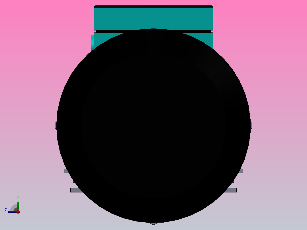 交流电动机右视图