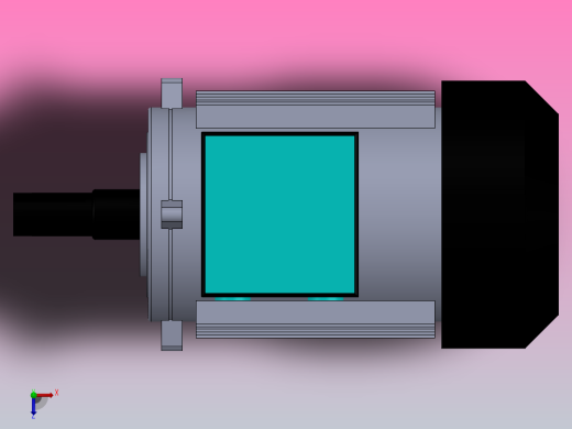 交流电动机俯视缩略图