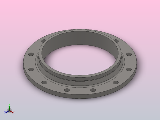 凸面对焊钢制管法兰_250-2.5（系列1）