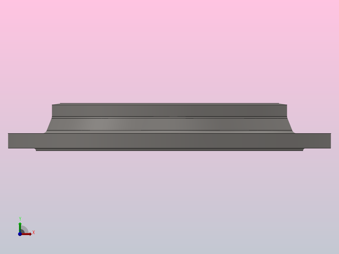 凸面对焊钢制管法兰_250-2.5（系列1）前视图