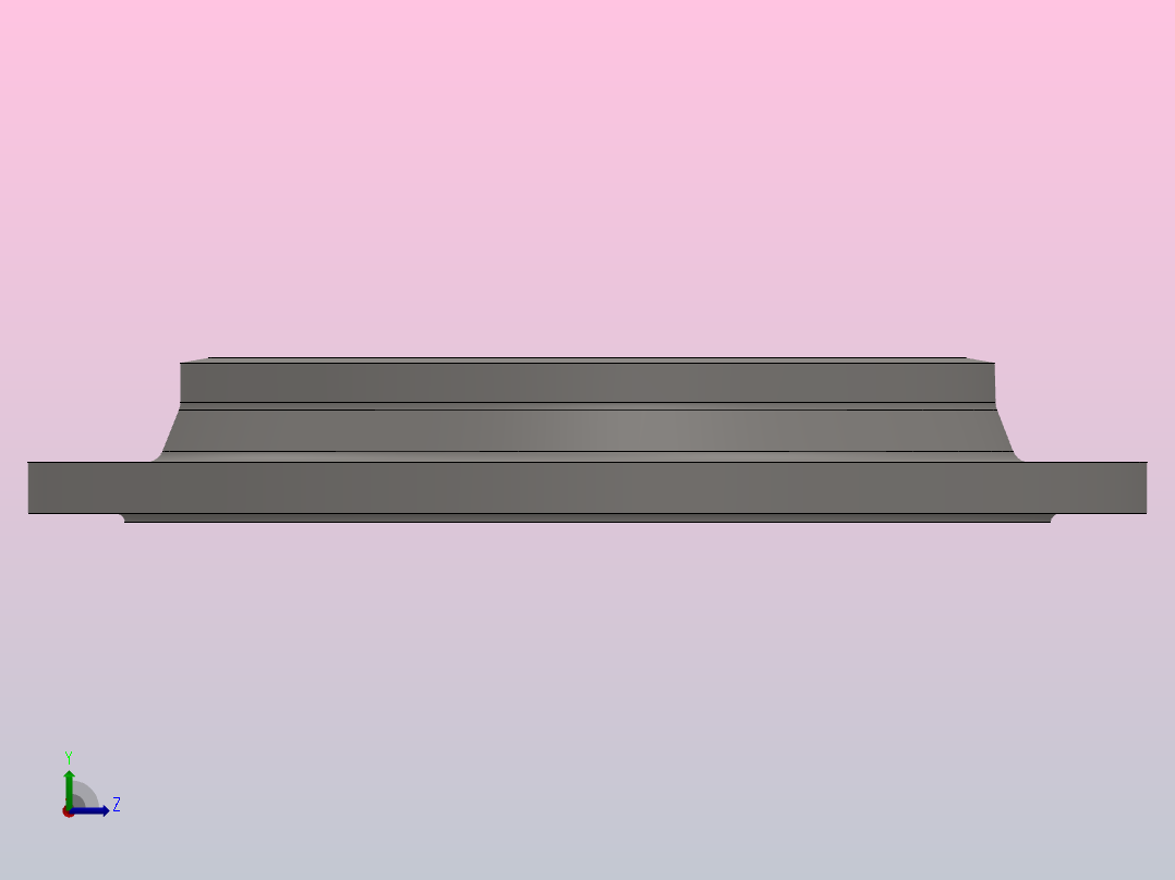 凸面对焊钢制管法兰_250-2.5（系列1）左视图