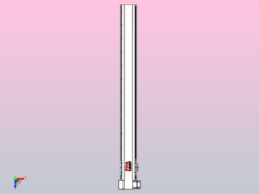 皮带直线轴半封闭可选导轨TPA-HNB-120D-110-L1050-LP-C-P40-N3俯视缩略图