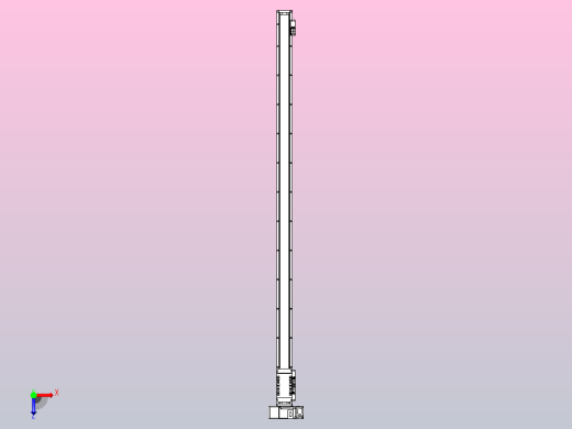 机器人皮带驱动直线轴TPA-GCB-50-P42-L1200-LU-M10-N3俯视缩略图
