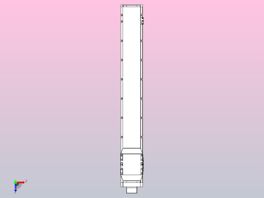 滚珠丝杠直线轴内置导轨TPA-GCR-170-2510C-L1100-MP-M75-N3俯视缩略图