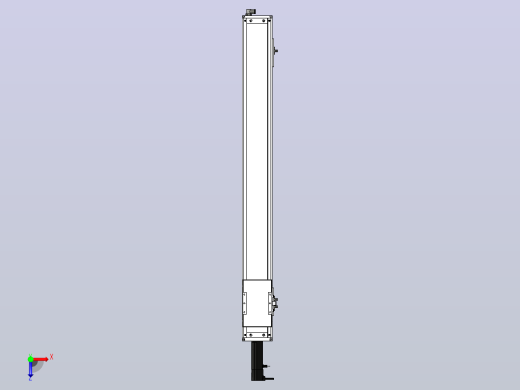 SCS12-900-BC-100W+煞車滚珠花健、支撑座、滚珠丝杠、交叉导轨、直线模组俯视缩略图