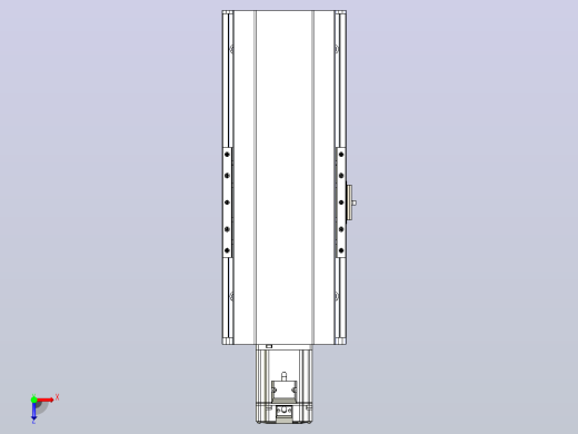 日规模组半封闭丝杆TPA-HNR-175D-2510C-L150-M-C-P75-N3俯视缩略图