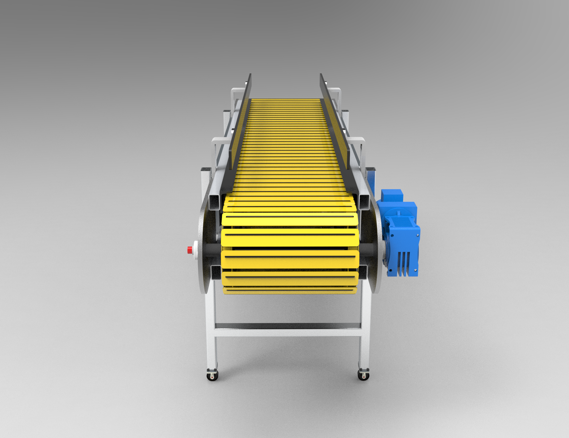 750毫米板条输送机3D数模图纸 STEP格式