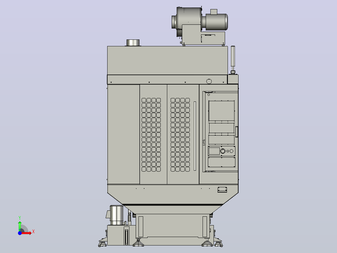 Frank_CNC_数控机床外型.STEP前视图