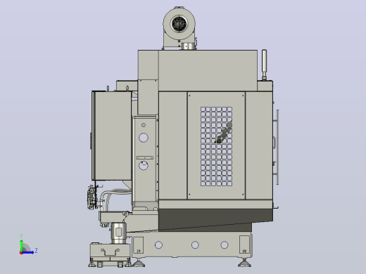 Frank_CNC_数控机床外型.STEP左视缩略图