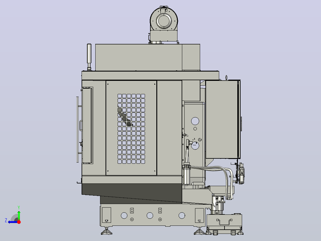 Frank_CNC_数控机床外型.STEP右视图