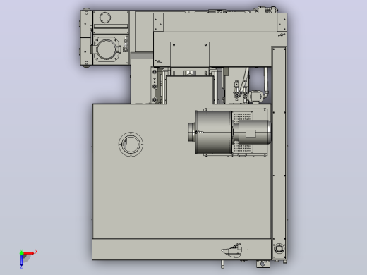 Frank_CNC_数控机床外型.STEP俯视缩略图