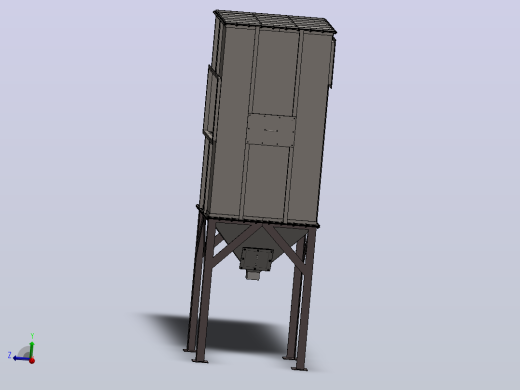 6吨蒸汽锅炉过滤多旋流器filter-multicyclone-for-6ton-模型格式为 sw主视缩略图