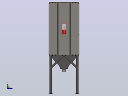 6吨蒸汽锅炉过滤多旋流器filter-multicyclone-for-6ton-模型格式为 sw左视缩略图
