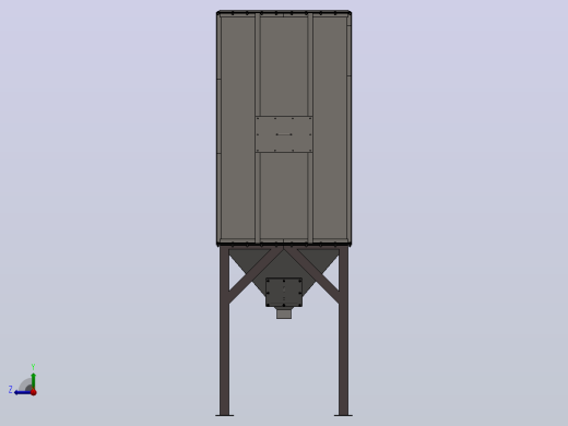 6吨蒸汽锅炉过滤多旋流器filter-multicyclone-for-6ton-模型格式为 sw右视缩略图