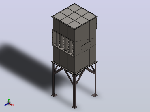 6吨蒸汽锅炉过滤多旋流器filter-multicyclone-for-6ton-模型格式为 sw正等轴测缩略图