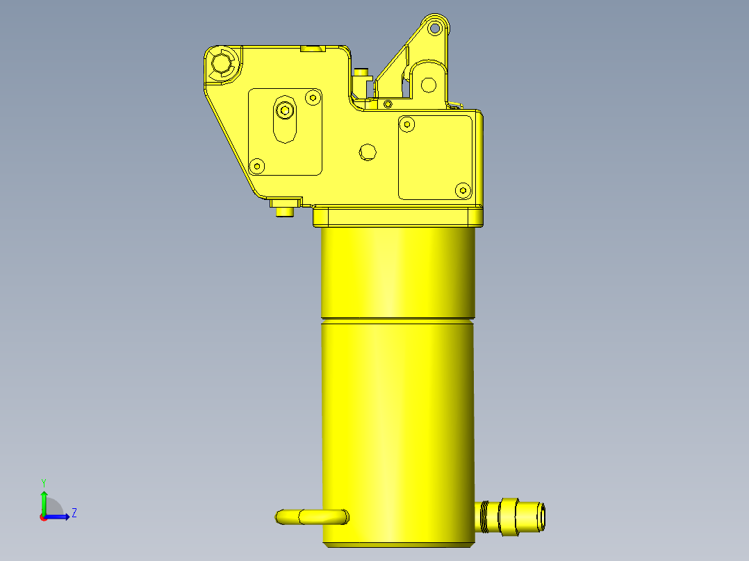 传送托盘的滚轮传送带左视图