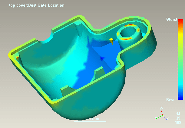 小电机外壳造型和注射模具设计