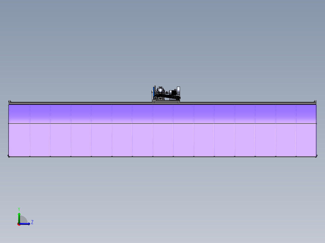 温室大棚除雪装置的设计（sw12可编辑+CAD+说明书）左视图