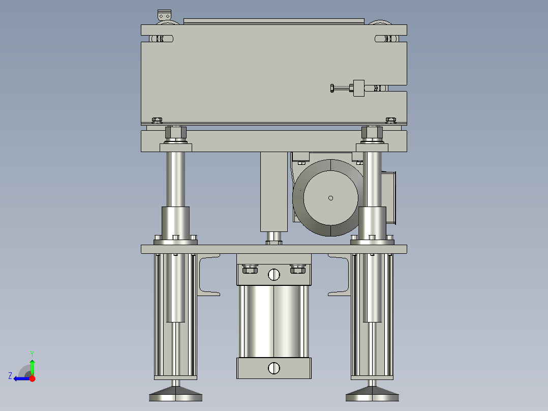 顶升移载机右视图