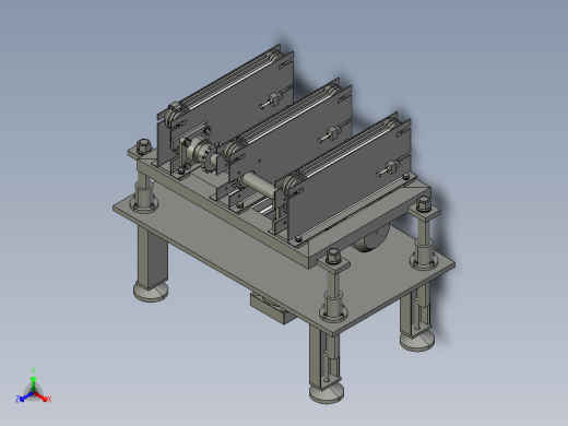 顶升移载机正等轴测缩略图