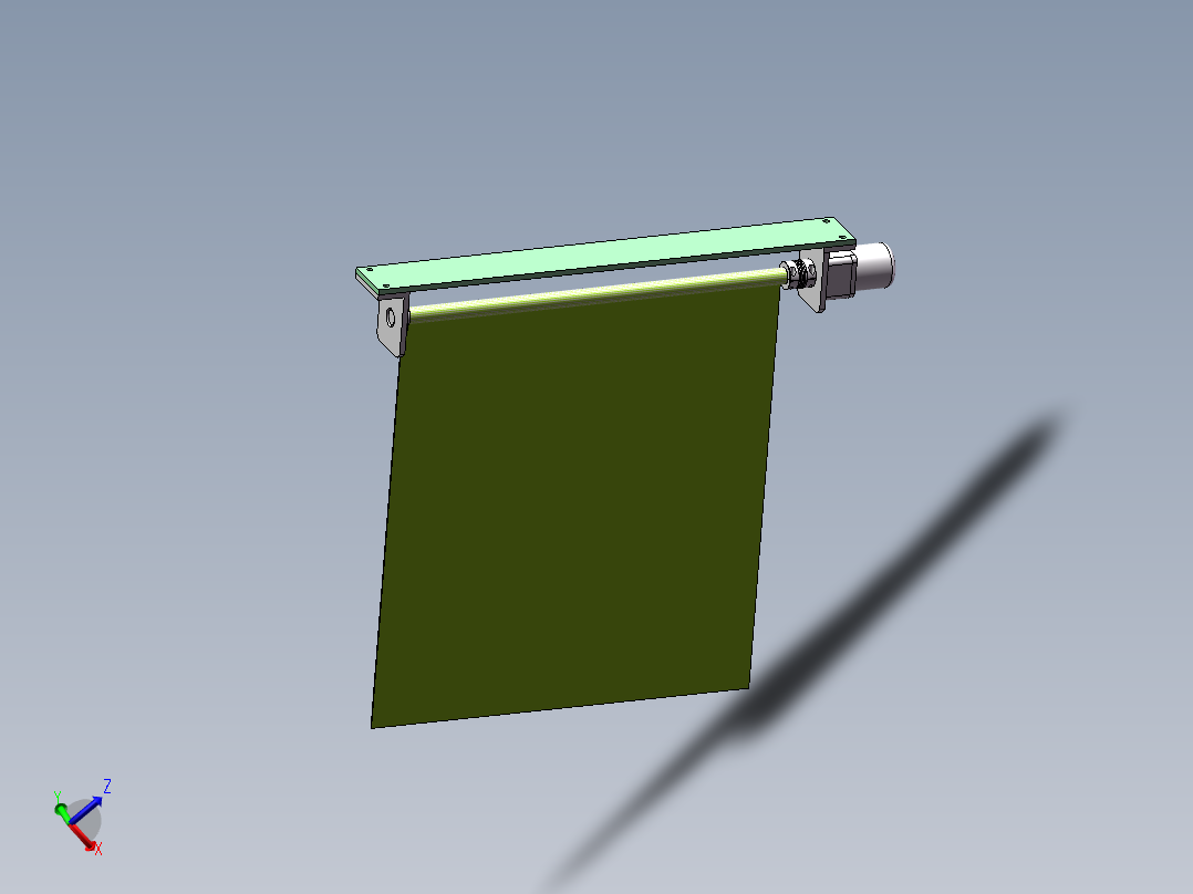 基于PLC的智能窗帘控制系统设计【含三维SW+CAD图纸+说明书】