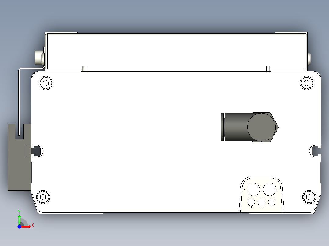 Toyo东佑达直线模组-ECH17-400-M-400W-C4反前视图