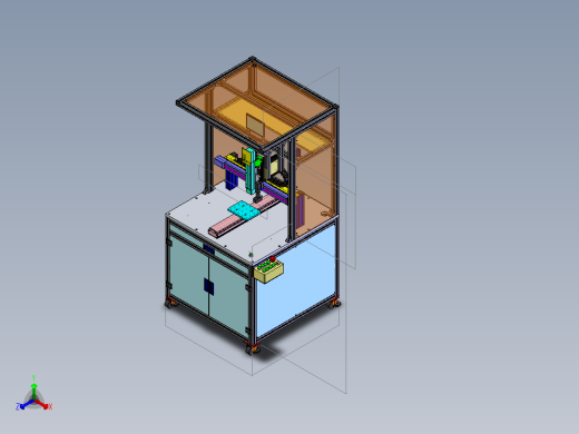 自动涂胶机正等轴测缩略图