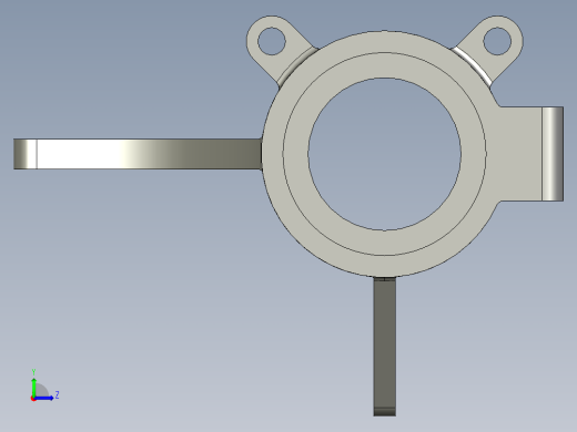 轿车转向节设计（附Hyperworks有限元分析模型）_296026左视缩略图