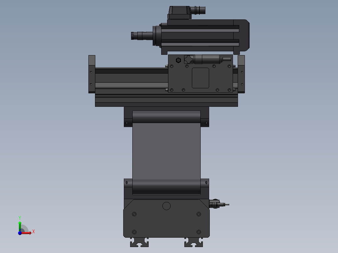 183数控重型卧式车床前视图