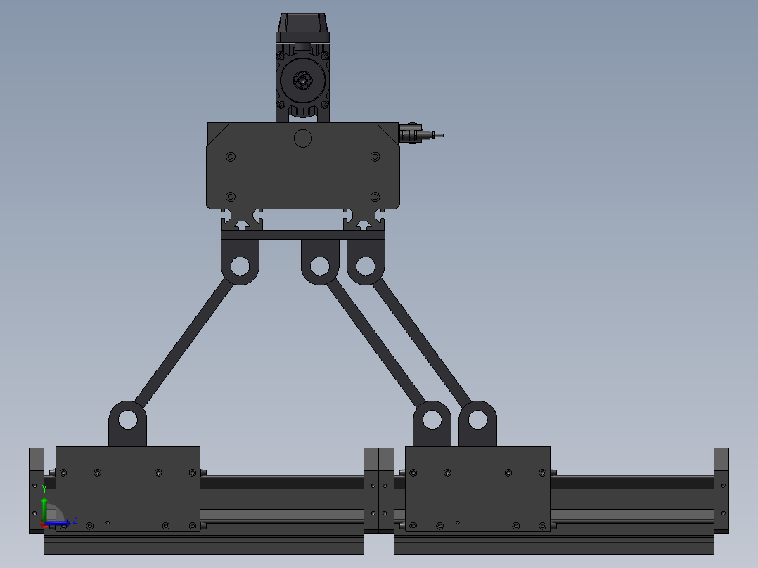 183数控重型卧式车床左视图
