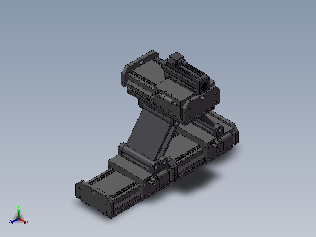 183数控重型卧式车床正等轴测图