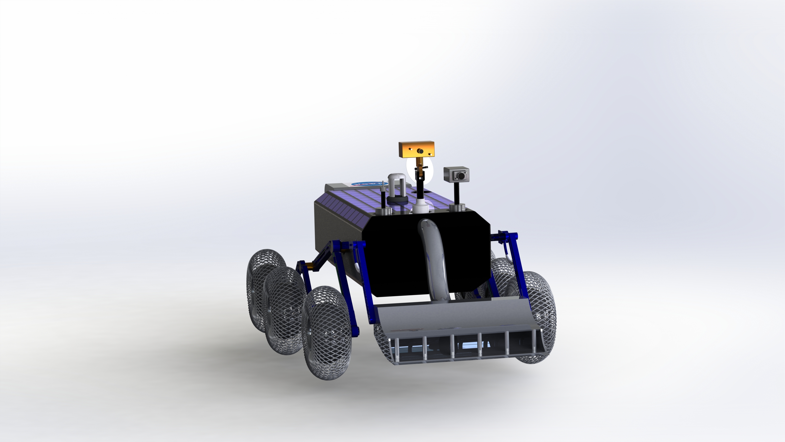 Lunar Rover月球车六轮摇臂小车