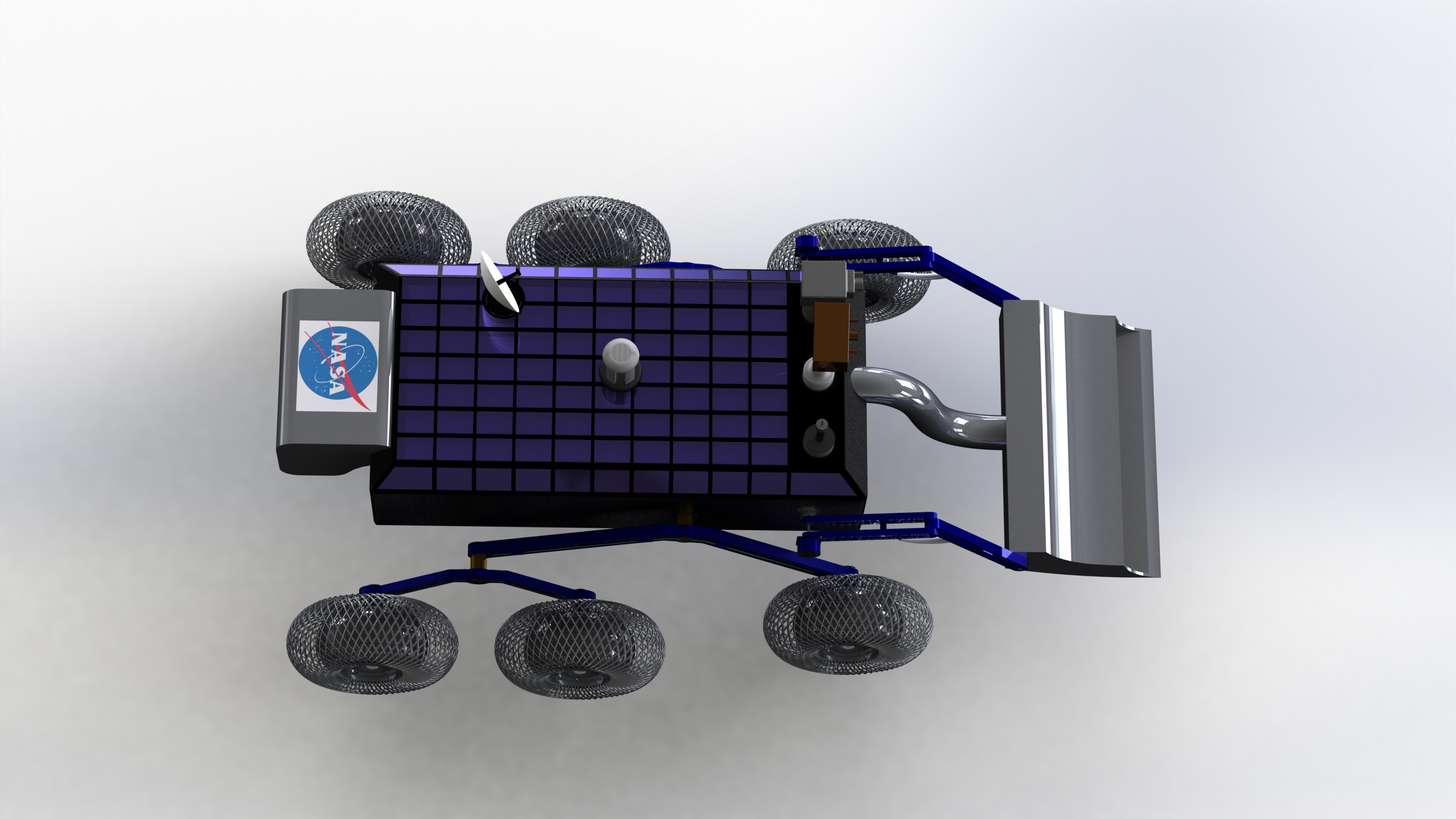Lunar Rover月球车六轮摇臂小车